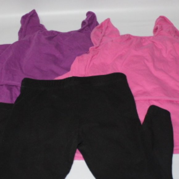 3 for $15 lot girls short sleeve tops & Legging - Picture 2 of 12